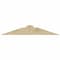 Ekena Millwork Portland Rough Sawn Timber Gable Bracket, Douglas Fir, 48"W x 8"H x 6"D x 6"F, 4/12 Pitch GBW048X08X0606POR00RDF - alternate 1